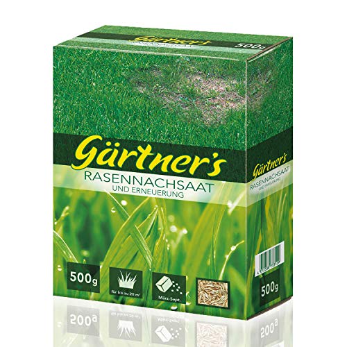 Gärtner’s Rasensamen Rasennachsaat & Erneuerung 0,5 kg von Gärtner's