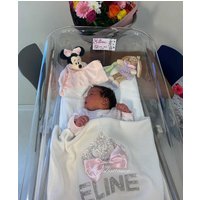 Personalisierte Baby-Decke Mit Kristall Swarovski-stein | Silber Personalisierte Baby-Decke Mit Kristall Swarovski-stein | Silber von GafullBlanket