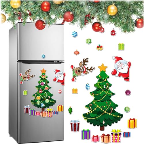 Magnetischer Weihnachtsbaum für Kühlschrank, Magnetischer Weihnachtsbaum für Kühlschrankdekorationen, Weihnachts Garagentürmagnete für Kühlschrank Garderobentür, Auto Metalltür Dekoration (CT131) Magnetischer Weihnachtsbaum für Kühlschrank, Magnetischer Weihnachtsbaum für Kühlschrankdekorationen, Weihnachts Garagentürmagnete für Kühlschrank Garderobentür, Auto Metalltür Dekoration (CT131) von Gahwa