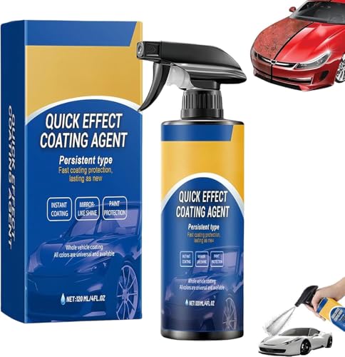 Quick Effect Coating Agent for Car,3-in-1 Efficient Coating Renewal Spray, Nano Auto Coating Agent Sprays combines Reparieren, Aufhellen und Schützen (1 Pack) von Gahwa