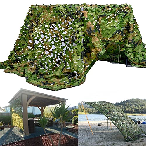 Tarnnetz 2x13m,4x9m,2x5m,6x11m,3x7m,7x15m,8x9m,10x13m Bulk Rolle Camouflage Netz Sonnenschutz Netze Bundeswehr Tarnung für Jagd Jalousien (Größe : 3x11m) von Gaiev