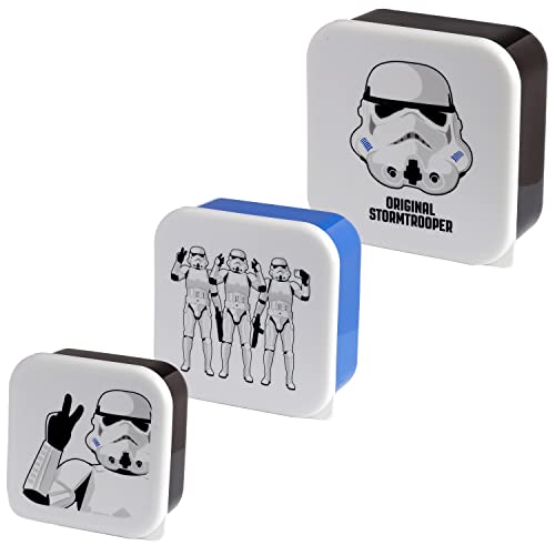 Puckator The Original Stormtrooper Lunchboxen Brotdosen 3er Set M/L/XL von Puckator