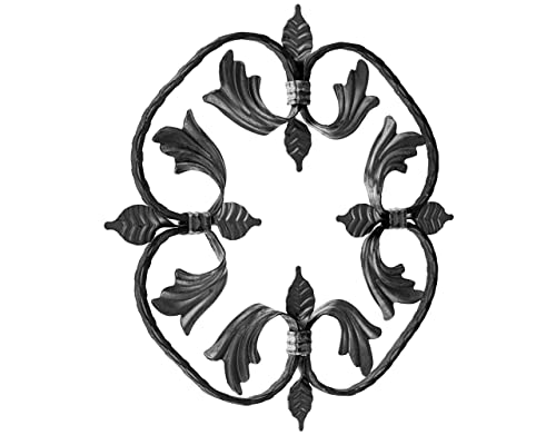 Gal Industrial Schmiedeeisen Ornament 29,5x29,5 cm Gitter für Tore Zäune Fenstergitter Stahl geschmiedet Gal Industrial Schmiedeeisen Ornament 29,5x29,5 cm Gitter für Tore Zäune Fenstergitter Stahl geschmiedet von GAL - INDUSTRIAL