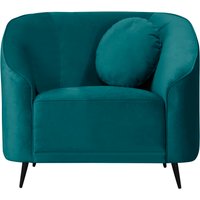 Leonique Sessel "Ashly", in 3 Bezugsvarianten, Bouclé, Samtoptik und Struktur weich. von Leonique