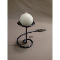 Handgeschmiedet Blatt Kerzenhalter Handgeschmiedet Blatt Kerzenhalter von GalacticView