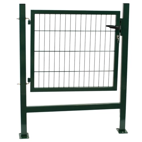 Gartentor 1-flügelig 1000x1200 mm – Standard, vormontiert, RAL 6005 Grün, langlebiges Metall, wetterfest Gartentor 1-flügelig 1000x1200 mm – Standard, vormontiert, RAL 6005 Grün, langlebiges Metall, wetterfest von Galaflor