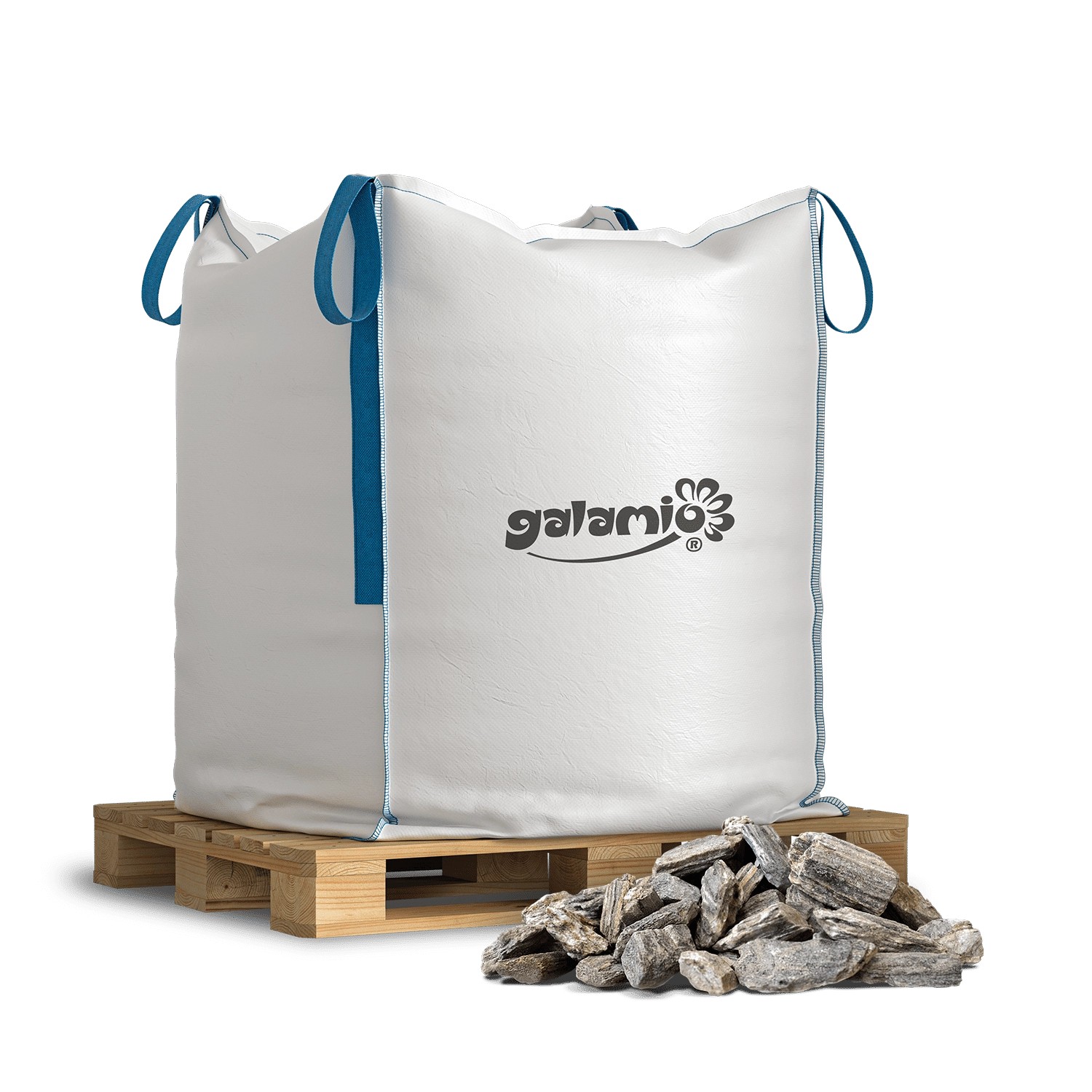 Galamio Gneis Splitt Kaschiert 1000kg Galamio Gneis Splitt Kaschiert 1000kg von Galamio