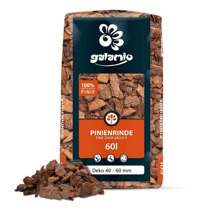 Galamio Pinienrinde Deko 60l von Galamio