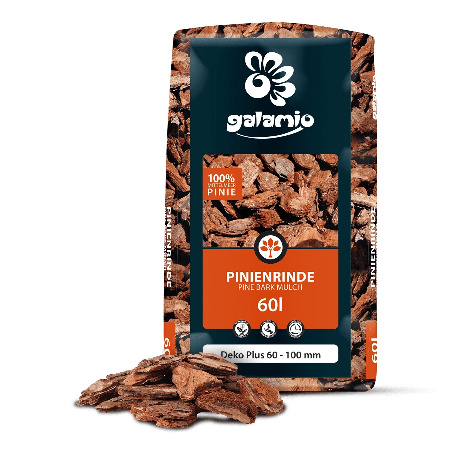 Galamio Pinienrinde Deko Plus 60l Galamio Pinienrinde Deko Plus 60l von Galamio