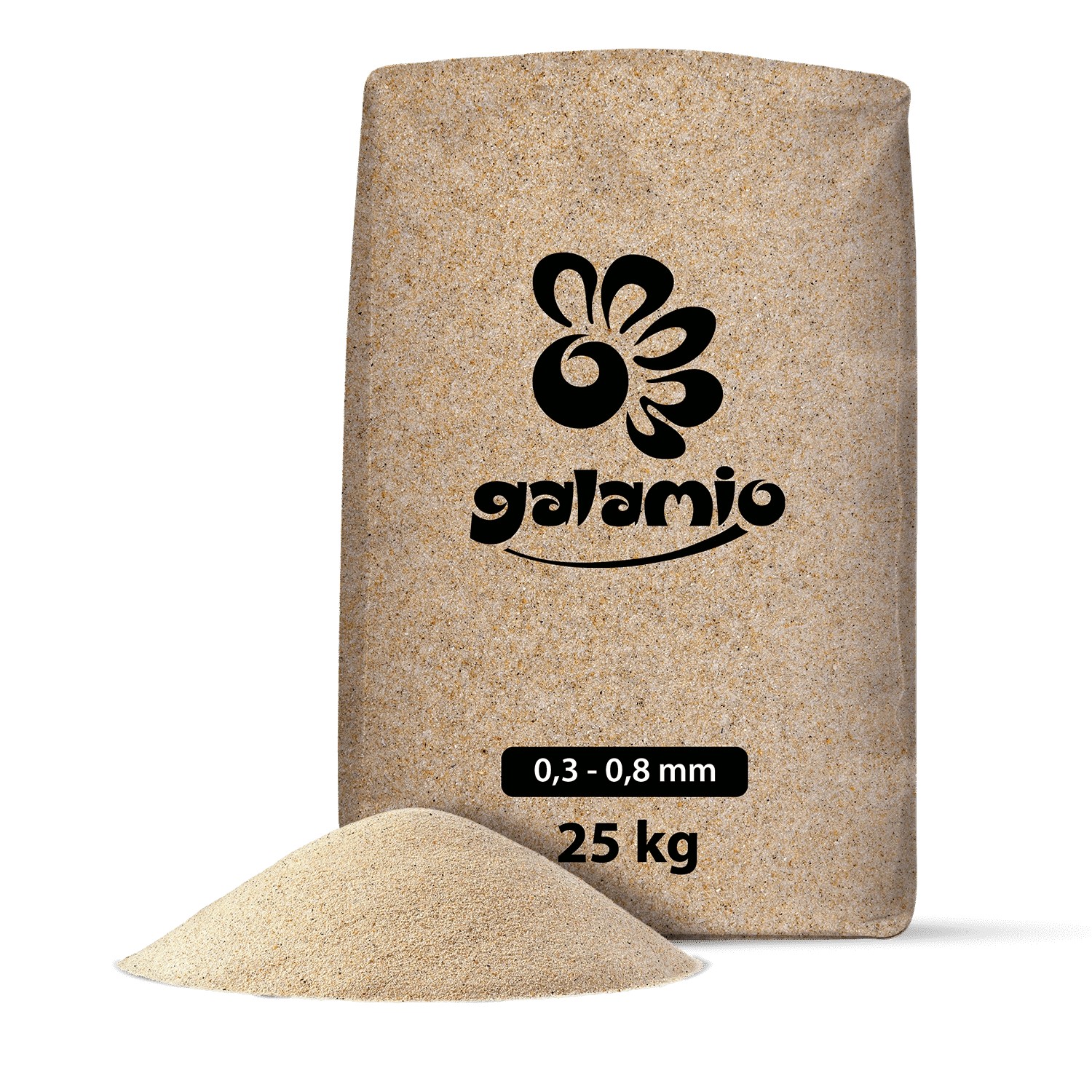 Galamio Quarzsand 0,3 - 0,8 mm 25kg Galamio Quarzsand 0,3 - 0,8 mm 25kg von Galamio