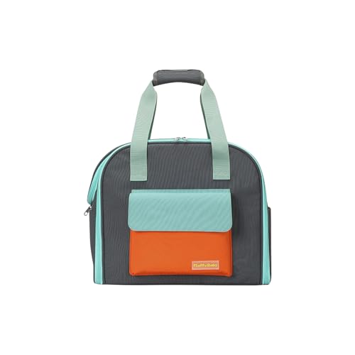 Galatée Hunderucksack, Belüftetes, Sicheres Design, Mehrere Taschen, Atmungsaktiver Netz-Haustierrucksack Zum Wandern, Reisen, Outdoor, Katzenrucksack Mit Gepolsterter Rückenstütze(Blau) von Galatée