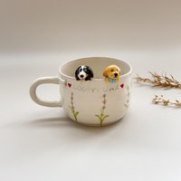 Personalisierte Haustier Becher Benutzerdefinierte Keramik Guckloch/Versteckte Tier Kaffeebecher Katze Und Hund Keramikbecher Geschenk Für Personalisierte Haustier Becher Benutzerdefinierte Keramik Guckloch/Versteckte Tier Kaffeebecher Katze Und Hund Keramikbecher Geschenk Für von Galaxstars