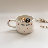 Personalisierte Haustier-Becher Individuelle Tasse Haustier Idee Handgemachte Kaffeetasse Geschenk Für Haustier-Besitzer Personalisierter Hund Personalisierte Haustier-Becher Individuelle Tasse Haustier Idee Handgemachte Kaffeetasse Geschenk Für Haustier-Besitzer Personalisierter Hund von Galaxstars