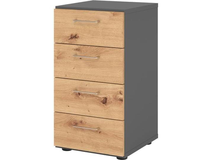 0, Aktenschrank, Regal 2OH, 4 Schübe, BS Graphit/Asteiche 0, Aktenschrank, Regal 2OH, 4 Schübe, BS Graphit/Asteiche von Galaxus
