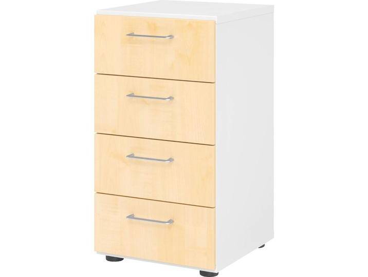 0, Aktenschrank, Regal 2OH, 4 Schübe, BS Weiss/Ahorn 0, Aktenschrank, Regal 2OH, 4 Schübe, BS Weiss/Ahorn von Galaxus