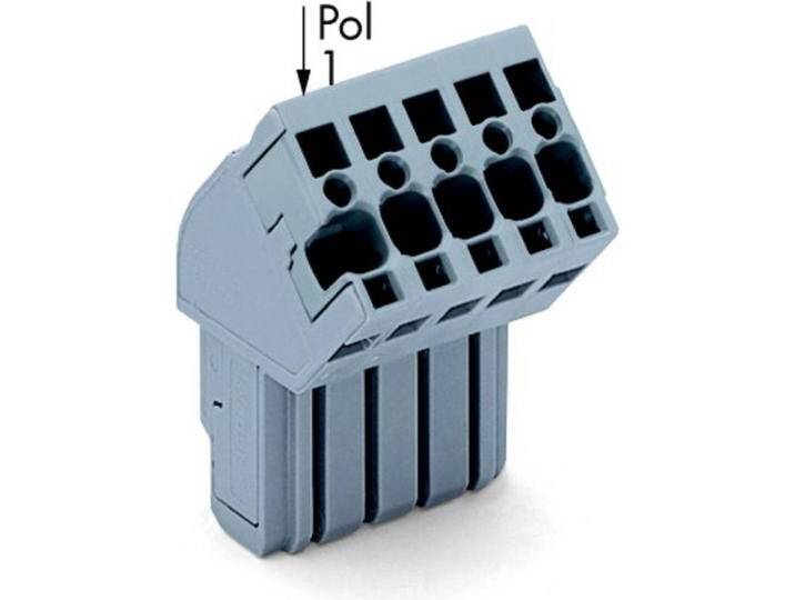 10x Wago, Kabelverbindung, 1-Leiter Federleiste von Galaxus