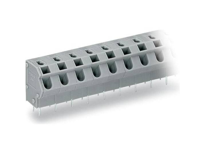 10x Wago, Kabelverbindung, 254-562 1-Leiter-Klemmenleiste für Leiterplatten 0,5-2,5 qmm grau 10x Wago, Kabelverbindung, 254-562 1-Leiter-Klemmenleiste für Leiterplatten 0,5-2,5 qmm grau von Galaxus