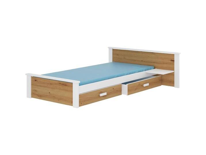 ADRK Furniture, Kinderbett, Bett mit Matratze ALDEX SHELF 180x80 (180 x 80 cm) von Galaxus