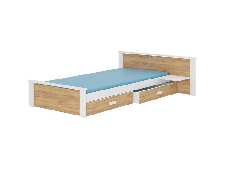 ADRK Furniture, Kinderbett, Bett mit Matratze ALDEX SHELF 200x90 (200 x 90 cm) von Galaxus