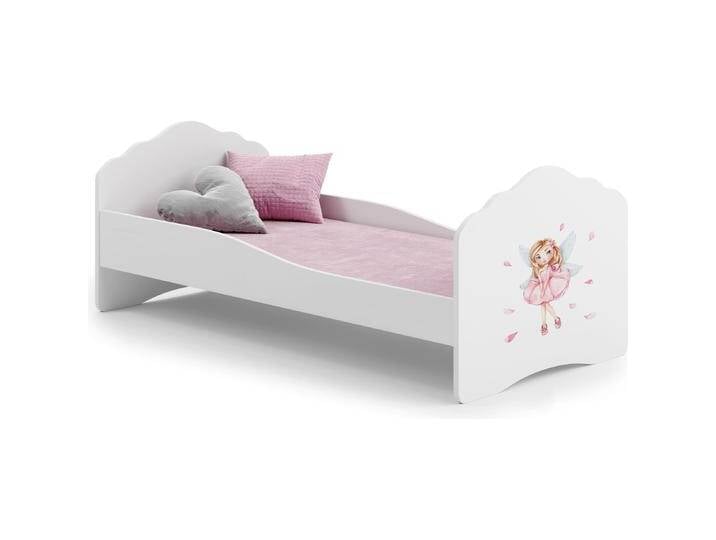 ADRK Furniture, Kinderbett, Bett mit Matratze CASIMO GIRL WITH WINGS 160x80 (160 x 80 cm) von Galaxus