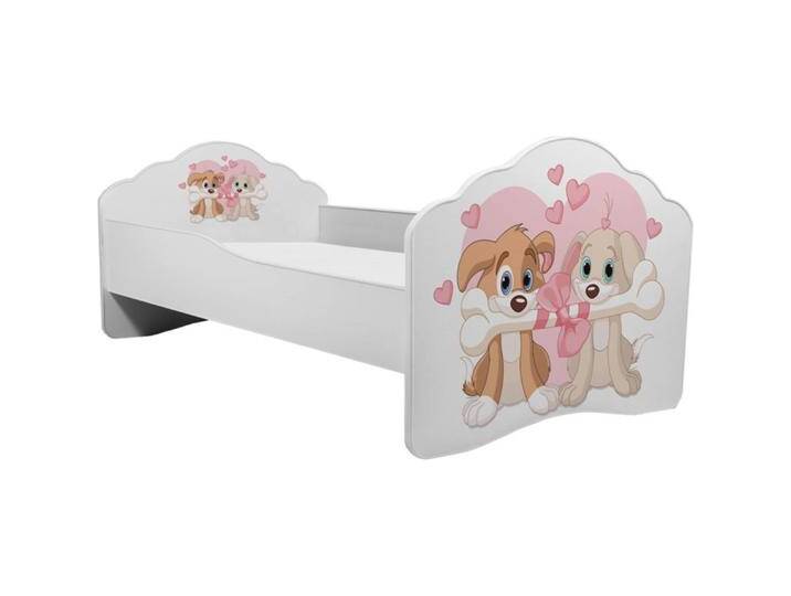 ADRK Furniture, Kinderbett, Bett mit Matratze CASIMO TWO DOGS 160x80 (160 x 80 cm) von Galaxus