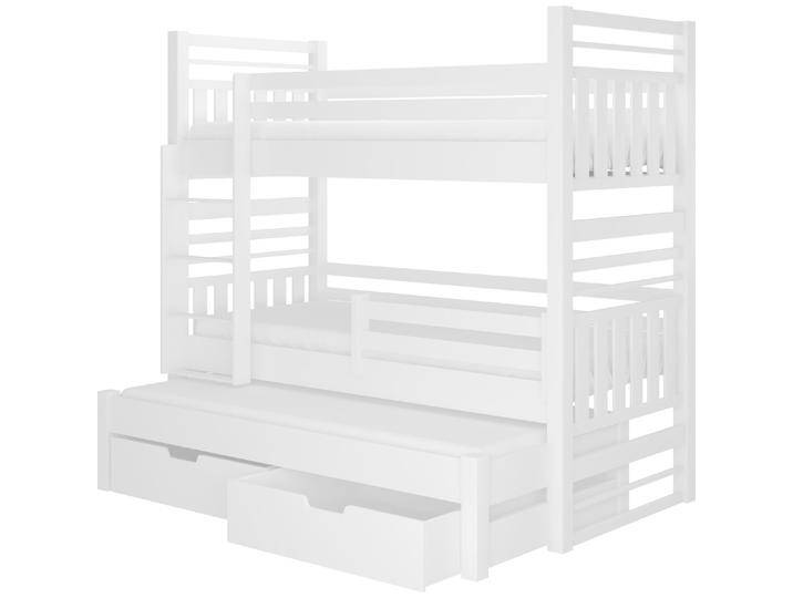 ADRK Furniture, Kinderbett, Etagenbett verdreifachen mit Matratzen HIPPO 200x90 (200 x 90 cm) von Galaxus