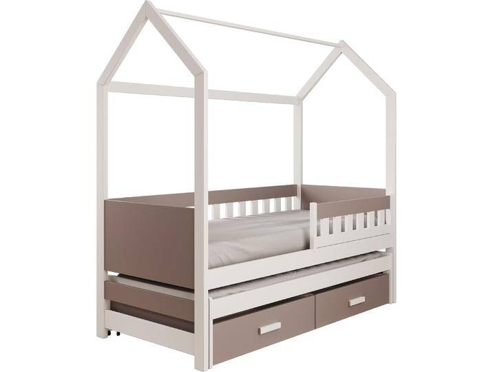 ADRK Furniture, Kinderbett, Hausbett Jaspis (97 x 206 cm) von Galaxus