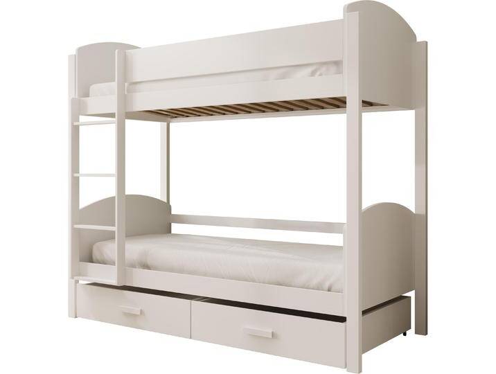 ADRK Furniture, Kinderbett, Kinder-Etagenbett Jori 180x80 mit Matratze (180 x 80 cm) von Galaxus