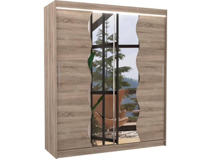 ADRK Furniture, Kleiderschrank, Kansas (180 x 58 x 215 cm) von Galaxus