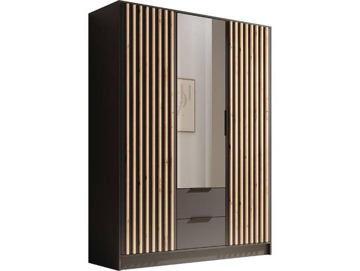 ADRK Furniture, Kleiderschrank, Kippbarer Kleiderschrank Neri 150 mit Spiegeln (150.5 x 51 x 200 cm) von Galaxus