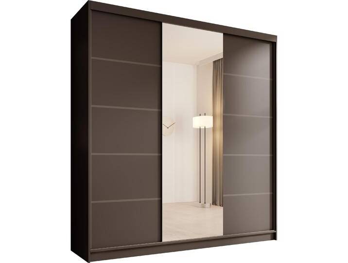 ADRK Furniture, Kleiderschrank, Verschiebbarer Kleiderschrank mit Spiegel Sonic 200 von Galaxus