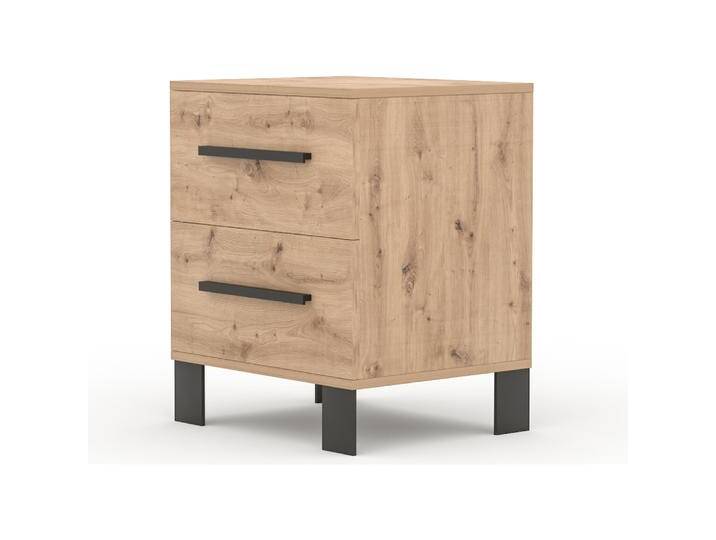 ADRK Furniture, Nachttisch, MALEN Nachttisch mit Schublade (45 x 45 x 45 cm) von Galaxus