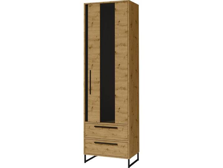 ADRK Furniture, Vitrine + Buffetschrank, Hoher Vitrine BAHAR (60 x 200 x 40 cm) von Galaxus