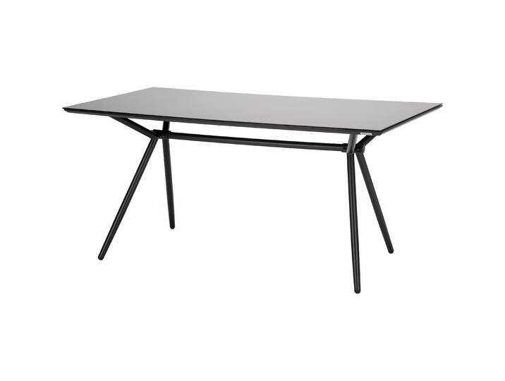 Acamp, Gartentisch + Balkontisch, Set 4x ALPHA Rope Stapelsessel + 1x ALPHA Glastisch (160 cm) von Galaxus