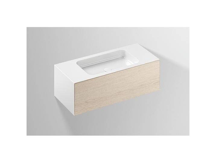 Alape, Badmöbelset, WP.Folio4 Waschplatz, 1004x350x450mm, Waschtischunterschrank 1 Vollauszug, Waschtisch ohne Hah von Galaxus