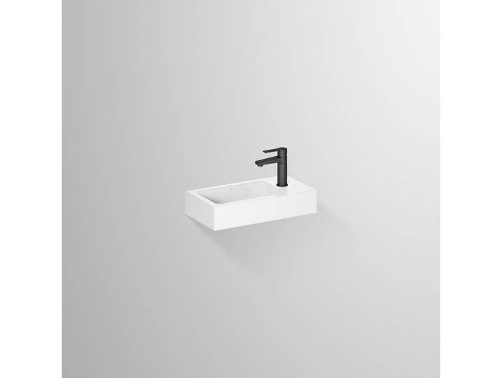 Alape, Waschbecken, SET.WT.XS500H.L Waschtischset, Waschtisch inkl. Armatur, 500x268x100mm (268 mm, 500 mm) von Galaxus