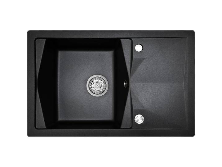 Aquasanita, Spülbecken, SINK DIAMANTO TPD101-601AWP BLACK (78 cm, 50 cm) von Galaxus