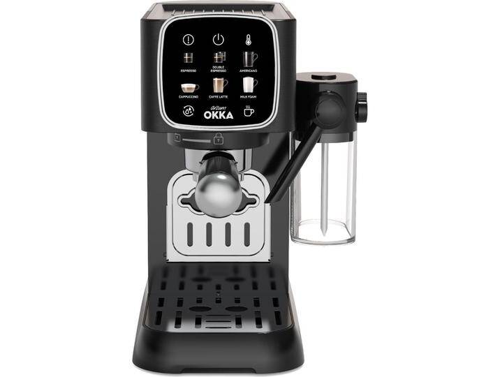 Arzum OK0032-0500 Espressomaschine mit Siebträger Chrom mit Milchbehälter, mit, Siebträgermaschine von Galaxus