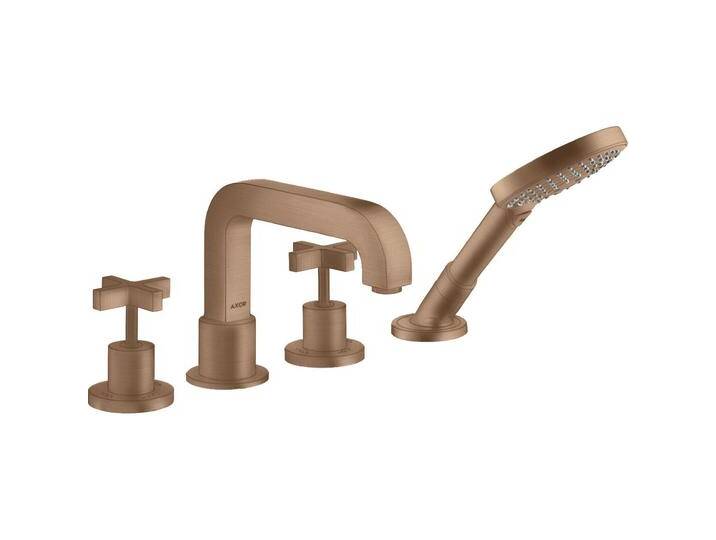 Axor, Badarmatur, Citterio 4-Loch Wannenrandarmatur mit Kreuzgriffen Axor, Badarmatur, Citterio 4-Loch Wannenrandarmatur mit Kreuzgriffen von Galaxus