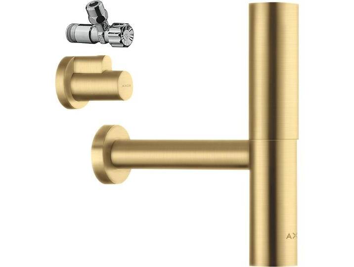 Axor, Siphon, Flowstar Designsiphon Set, mit zwei Eckventil und Schubern, 51304 (1 1/4 ) von Galaxus
