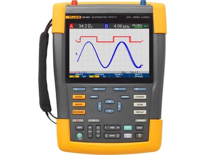 Beha Amprobe, Multimeter, BEHA FLUKE-190-062-III-S ScopeMeter 190-062-III/S mit Kit (CAT III) von Galaxus