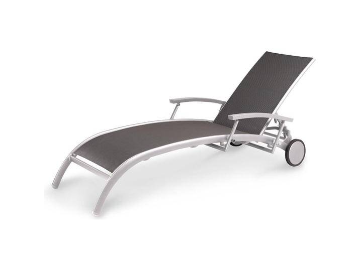 Best, Liegestuhl, Sonnenliege Palermo grau (202 cm) von Galaxus