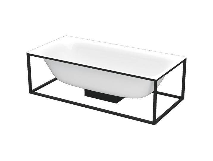 Bette, Badewanne, Lux Shape Rechteck-Badewanne freistehend 190x90x45cm, 2 Rückenschrägen, 3453- (234 l, 190 cm, 90 cm) von Galaxus