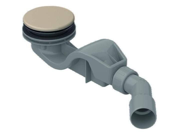 Bette, Siphon, Solid 50 Ablaufgarnitur, seitlich 0,6 l/s, mit Antirutsch Pro oder Sense, B598- (Ablaufgarnitur) von Galaxus