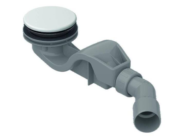 Bette, Siphon, Solid 50 Ablaufgarnitur, seitlich 0,6 l/s, mit Antirutsch Pro oder Sense, B598- (Ablaufgarnitur) von Galaxus