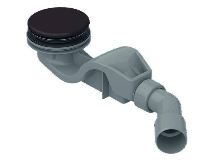Bette, Siphon, Solid 50 Ablaufgarnitur, seitlich 0,6 l/s, mit Antirutsch Pro oder Sense, B598- (Ablaufgarnitur) von Galaxus