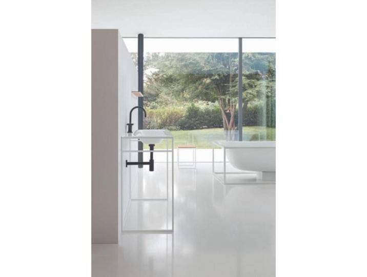 Bette, Waschbecken, Rahmengestell fr Waschtisch Lux Shape Q010 60x49,5 cm rose matt ohne Waschtisch (495 mm, 600 mm) von Galaxus