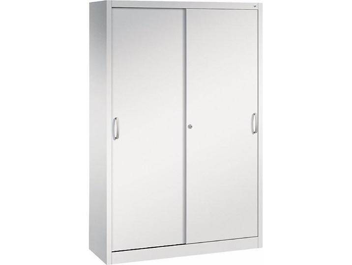 C+P, Aktenschrank, ACURADO Schiebetürenschrank, 4 Fachböden, HxBxT 1950x1200x400 mm, lichtgrau (120 x 40 x 195 cm) von Galaxus