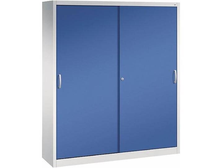 C+P, Aktenschrank, ACURADO Schiebetürenschrank, 8 FB, 1950x1600x400, l.grau/enzianblau C+P, Aktenschrank, ACURADO Schiebetürenschrank, 8 FB, 1950x1600x400, l.grau/enzianblau von Galaxus