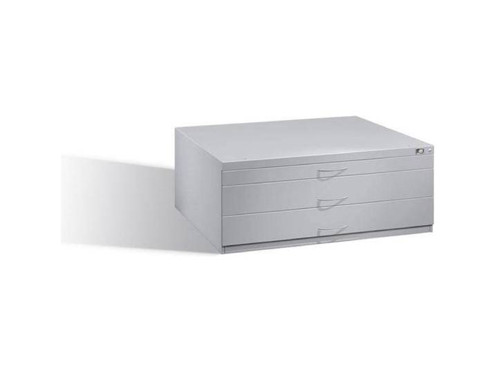 C+P, Aktenschrank, CP 7100 Planschrank lichtgrau mit 3 Schubladen 110,0 x 76,5 x 42,0 cm C+P, Aktenschrank, CP 7100 Planschrank lichtgrau mit 3 Schubladen 110,0 x 76,5 x 42,0 cm von Galaxus